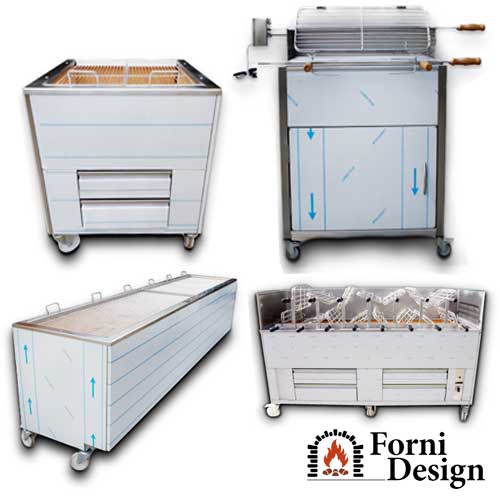Industrial Charcoal Grills