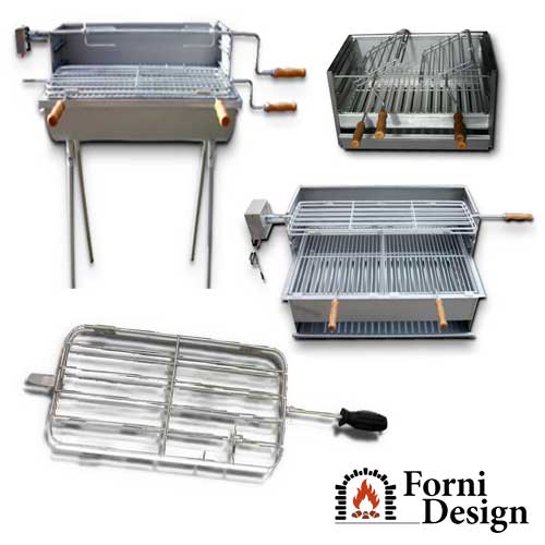 Domestic charcoal grills